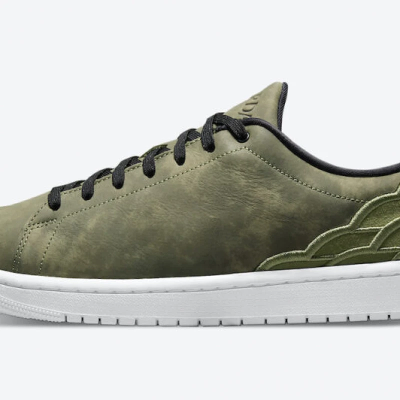 Giày nam Air Jordan 1 Low Centre Court ‘Olive Green’ DJ2756-300