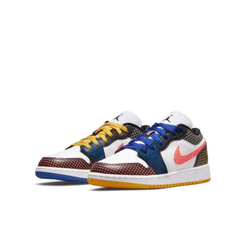 Giày Air Jordan 1 Low MMD Multi-Color Grid DH7547-100