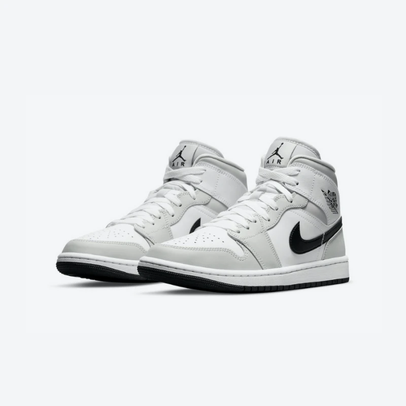 air jordan 1 mid light smoke grey