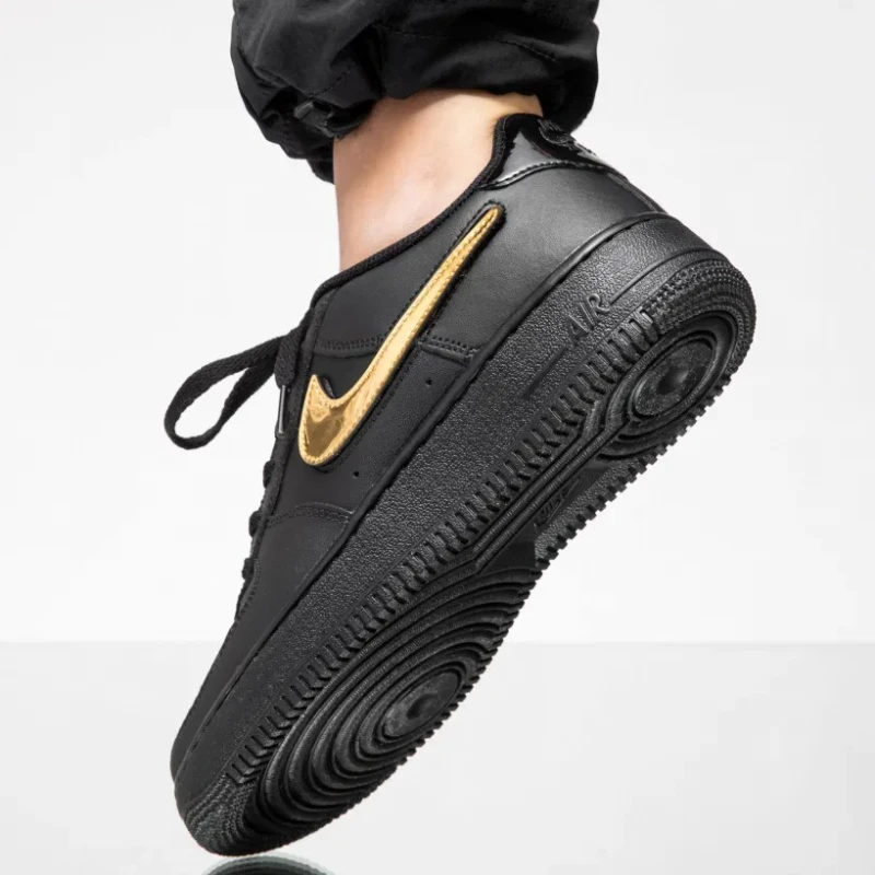 Nike Air Force 1 LV8 3 Removable Swoosh Black AR7446-001