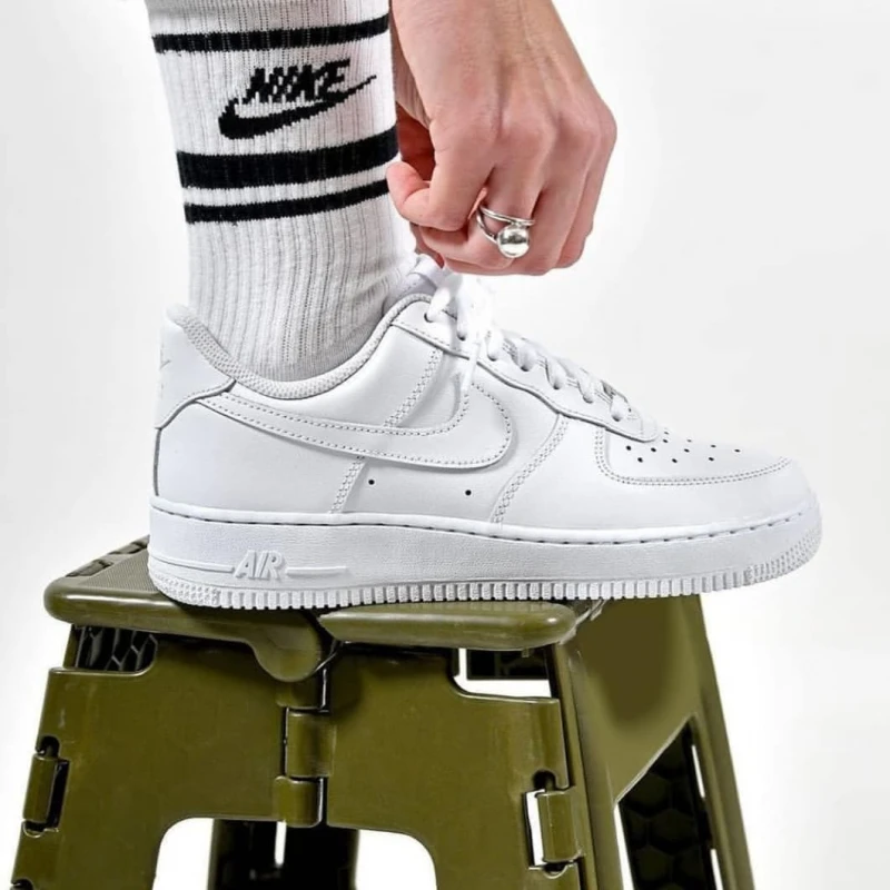 Air Force 1 All White | Air Force 1 White Black | Nike Air Force 1 All  White - Sonauthentic.Com