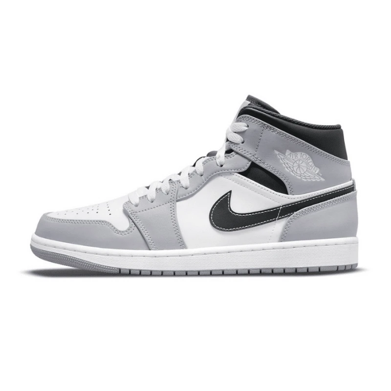 Jordan 1 Mid Light Smoke Grey | Nike Air Jordan 1 Mid Light Smoke Grey