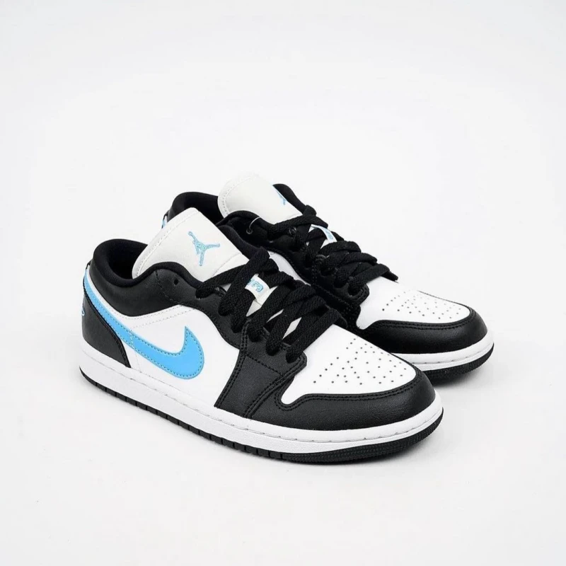 Jordan 1 Low Black University Blue White DC0774-041