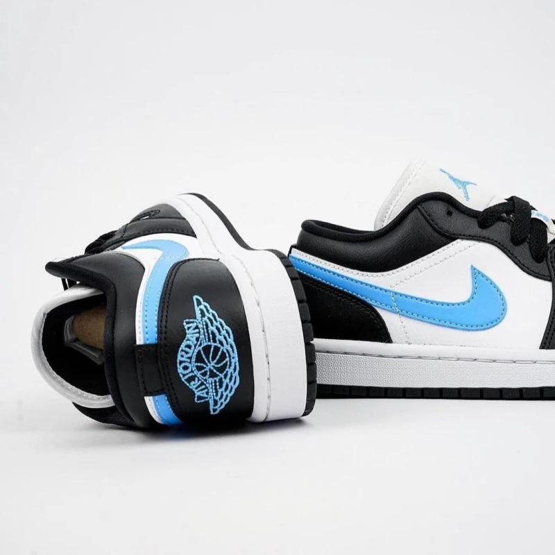 Jordan 1 Low Black University Blue White DC0774-041