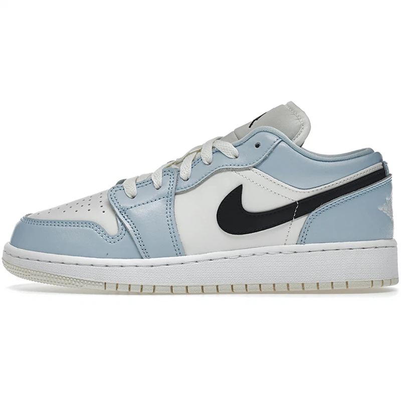 Giày Jordan 1 Low Ice Blue Black 554723-401