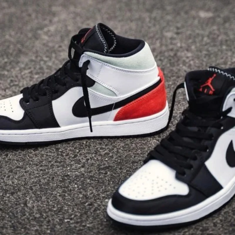 Jordan 1 Mid SE Union Black Toe 852542-100