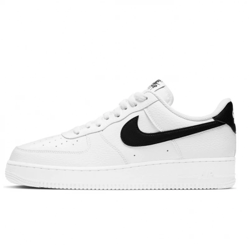 Giày Nike Air Force 1 Low '07 White Black Pebbled Leather CT2302-100